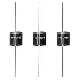 Tnisesm 40 Pcs 10SQ050 10A 50V Schottky Blocking Diode, Rectifiers Diode,Diode Axial Kit for Solar Panel