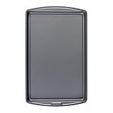 GoodCook Everyday Nonstick Steel Baking Sheet, 17" x 11", Gray, Large Cookie Sheet for Baking, Nonstick Baking Tray, Oven Tray, Non-Stick Cooking Sheet