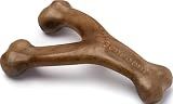 Benebone Wishbone Dog Chew Toy for Aggressive Chewers, Real Bacon, Medium