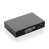 EVERSOLO DMP-A8 Music Streamer,DAP,DAC,Preamp,4GDDR4 +64GeMMC AK4191EQ+AK4499EX,ARC Input,IIS Output,UV Meters,spectrums,Parametric EQ,Pre AMP+10dB Analog gain,DSD512 PCM768kHz/32bit Black