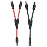 SOYAN Solar Parallel Connector Y Splitter 1Y2 10 AWG Solar Cable Connector