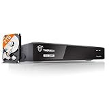 TIGERSECU Super HD 1080P 8 Channel DVR Security Recorder with 2TB Hard Drive, Hybrid 6-in-1 CCTV DVR Recorder Compatible with 2MP and 5MP TVI, AHD, CVI, CVBS, RS485 PTZ and IP Security Cameras