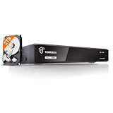 TIGERSECU Super HD 1080P 8 Channel DVR Security Recorder with 2TB Hard Drive, Hybrid 6-in-1 CCTV DVR Recorder Compatible with 2MP and 5MP TVI, AHD, CVI, CVBS, RS485 PTZ and IP Security Cameras