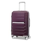 Samsonite Freeform Hardside Carry-On Luggage with Spinner Wheels - Hardshell Suitcase - TSA, Airline-Approved - Expandable Hard Shell, Smooth Rolling Wheels for Lightweight Travel - Amethyst Purple