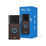 Ring Battery Doorbell (newest model), Home or business security with Head-to-Toe video, Live View with Two-Way Talk, and Motion Detection & Alerts, Venetian Bronze