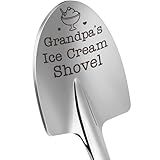 Grandpa Papa Gifts for Birthday Fathers Day Funny Dad’s Ice Cream Shovel Spoon Presents for Grandfather Pops Daddy Step Bonus Dad, Dad’s Birthday, from Grandkids, Grandchildren