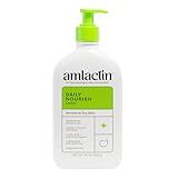AmLactin Daily Nourish Therapeutic Body Lotion for Dry Skin - No-Scrub Exfoliator and Moisturizer 12% Lactic Acid Lotion, 14.1 oz (Packaging May Vary)