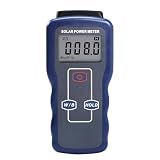 Solar Power Meter Solar Meter Digital Sun Light Radiation Testing Solar Irradiance Meter Measuring Instrument for Meteorology Sun Measurement Solar Energy Research Physical Optical Experiments