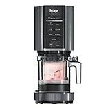 Ninja CREAMi Ice Cream Maker | 7-in-1 - IceCream, Gelato, Sorbet, Milkshakes, Mix-ins, Smoothie Bowls & More | Includes (1) Dishwasher Safe 16 oz. Pint with storage lid | Black | NC299AMZ