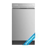Midea 18 Inch Built-in Dishwasher, Slim Space-Saving Design with 8 Place Settings, 6 Washing Programs & Stainless Steel Tub, Energy Star Certified Dishwasher with Heated Dry & High Temp Wash, Silver