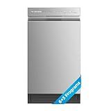 Midea MDF18A1AST Built-in Dishwasher with 8 Place Settings, 6 Washing Programs, Stainless Steel Tub, Heated Dry, Energy Star