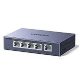 UGREEN 2.5Gb Switch, 5-Port Ethernet Switch, 5 x 2.5Gb Uplink, Metal Case