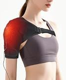 Shoulder Heating Pads for Rotator Cuff Pain,Adjustable Heated Shoulder Wrap with 3 Heat Settings,Ideal for Relieving Muscle Pain&Daily Use