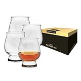 Libbey Signature Kentucky Bourbon Trail Whiskey Glasses Set of 4, Dishwasher Safe, Restaurant Quality Bourbon Tasting Glasses