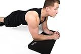 Impulse Yoga Knee Pads Cushion, Thick 1" (25mm) Workout Mat Provides Cushion for Kneeling & Elbows, Non-Slip & Portable Exercise Kneeling Pad for Yoga, Elbow, Wrist Pain, Planks, Pushups & Floor Exercises