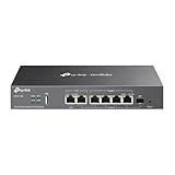 TP-Link ER707-M2 | Omada Multi-Gigabit VPN Router | Dual 2.5Gig WAN Ports | High Network Capacity | SPI Firewall | Omada SDN Integrated | Load Balance | Lightning Protection