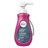 Veet Professional 2 Minute Cream for All Skin Types with Shea Butter, Full Bikini & Pubic Hair Removal, Dermatologically Tested, 13.5 FL OZ Bottle w/Spatula