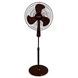 HomePointe FS40-19MB Oscillating Stand Fan, Black, 16-In. - Quantity 1