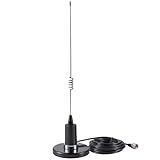 VHF Marine Radio Antenna 156-163MHz Super Strong Magnetic Base Antenna PL259 Connector with 16.5 Feet Low Loss Coaxial Cable for Boat Sailboat Yacht Marine Radio, Eifagur