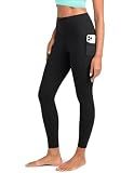 Colorfulkoala Essential 7/8 Black Leggings with Pockets
