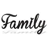 ADDMES Wooden Home wall decoration signs, Pantry, Kitchen Sign, Laundry, Bathroom, Sweet Dreams Sign Decor for kitchen, bedroom, pantry, bathroom (Family)