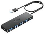 Acer USB Hub 4 Ports, Multiple USB 3.0 Hub, USBA Splitter for Laptop/PC 2FT