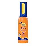 Banana Boat 360 Coverage Sport Sunscreen Mist SPF 50 | Refillable Bottle, Spray Sunscreen SPF 50, Non-Aerosol Sunblock, 360 Coverage Spray, 5.5Fl Oz
