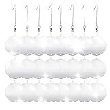 Hedoc Reflective Bird Scare Discs Set, 24PCS Large Double-Sided Bird Deterrents for Outside, Bird Reflectors to Keep Birds, Woodpeckers, Pigeons Away from House, Outdoor Garden, Patio and Yard