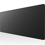 KTRIO Large Gaming Mouse Pad Desk Mat, Superior Micro-Weave Cloth for Precise Mouse Control, Non-Slip Rubber Base, Stitched Edges, Water-Resistant, for Gamer, Office & Home, 31.5" x 11.8" inches