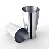 WPHUAW Boston Cocktail Shaker Set, 28 oz & 20 oz Stainless Steel Weighted Shaker Tins, Metal Martini Shaker Drink Mixer for Bartending, Professional Bar Tools for Bartender