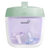 GROWNSY Pacifier Sanitizer Portable Holder Case, Green