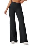 YEOREO Workout Womens Straight Leggings 31.5" Eddiy Gym Yoga Pants Black XS