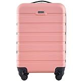 Travelers Club Harper Luggage, Rose Gold, 22-Inch Carry-On