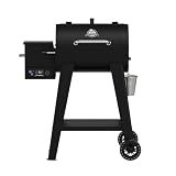 Pit Boss 500 FB2 Series Wood Pellet Grill & Smoker with Flame Broiler and LCD Digital Controller, 518-Sq. In. Cooking Space, 180°F to 500°F Temperature Range, Meat Probe, 5 lb. Pellet Hopper, Black