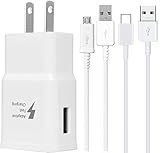 Designed for Samsung Galaxy Tablet,Adaptive Fast Charger for Samsung Galaxy Tab A 10.1/8.0/7.0/9.7,Tab E Tablet,S7,S7 Edge S6,S6,Note 4 Tab S 10.5,A 9.7,4 and More