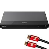 Sony UBP-X700U 4K Ultra HD Home Theater Blu-ray DVD Player 4K, HDR10, Hi Res Audio Bundle with Deco Gear 6FT 4K HDMI 2.0 Cable