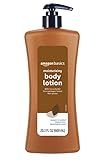 Amazon Basics Moisturizing Cocoa Butter Body Lotion for Dry Skin, Non-Greasy, Paraben Free, Lightly Scented, 20.3 Fl Oz, Pack of 1