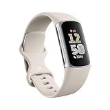 Google Fitbit Charge 6 - Fitness Tracker - Porcelain/Silver