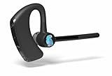 BlueParrott M500‑XT Mono Bluetooth Headset, 93% Noise‑Cancelling AI‑Powered Dual‑Mic, Open‑Ear Design for Rideshare & Delivery Drivers, IP54‑Rated, 11 Hours Talk Time, Black