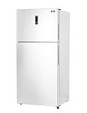 BLACK+DECKER 16.4 Cu. Ft. Top Mount Refrigerator with Freezer, 2 Door Refrigerator with Top Freezer and Separate Temperature Controls, Auto Defrost, BR1640KW, White