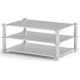 DoukAudio Aluminum Audio Rack Stand: Multi Layer Desktop HiFi Shelf for Amplifier Preamp DAC Ventilated Modular Storage Rack CNC Build Home Studio Setup