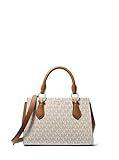 Michael Kors Marilyn Small Crossbody Bag, Gold-Tone Hardware/Vanilla/Acorn