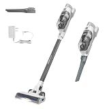 BLACK+DECKER POWERSERIES 16V MAX Stick Vacuum Cordless Rechargeable with LED Lights,Portable Vacuum Cordless, Lightweight, Anti-Tangle, Self-Standing, Multi-Surface, White (BHFEA420J)