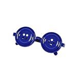 ANZWTLOYY Button Eyes Glasses Halloween Costume Stuff Accessories(Blue)