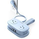ORICO Cruise Approved Travel Power Strip, 4FT Wrap-Around Extension Cord