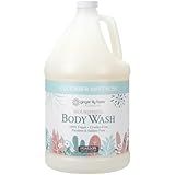 Ginger Lily Farms Botanicals Nourishing Body Wash, 100% Vegan & Cruelty-Free, Cucumber Mint Bliss Scent, 1 Gallon (128 fl oz) Refill