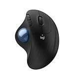 Logitech 910007026 Ergo M575S Wireless Ergonomic Trackball Mouse - Black