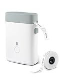 BPXX Bluetooth Label Maker Machine with Tape - Mini Label Maker Simple Printing, Easy to Connect, 203DPI HD Printing, with Multiple Templates for Home Office Organization