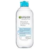 Garnier Micellar Water For Waterproof Makeup, Hydrating Facial Cleanser & Makeup Remover, Suitable for Sensitive Skin, Vegan, Cruelty Free, 13.5 Fl Oz (400mL), 1 Count