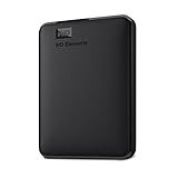 Western Digital WD 5TB Elements Portable External Hard Drive for Windows, USB 3.2 Gen 1/USB 3.0 for PC & Mac, Plug and Play Ready - WDBU6Y0050BBK-WESN
